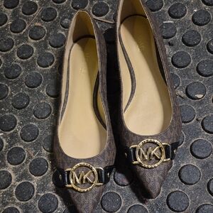 Michael Kors Dark Brown and Black Loafers